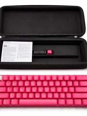 Logitech G Pro X 60 Wireless Gaming Keyboard Pink Lightspeed w/ Case